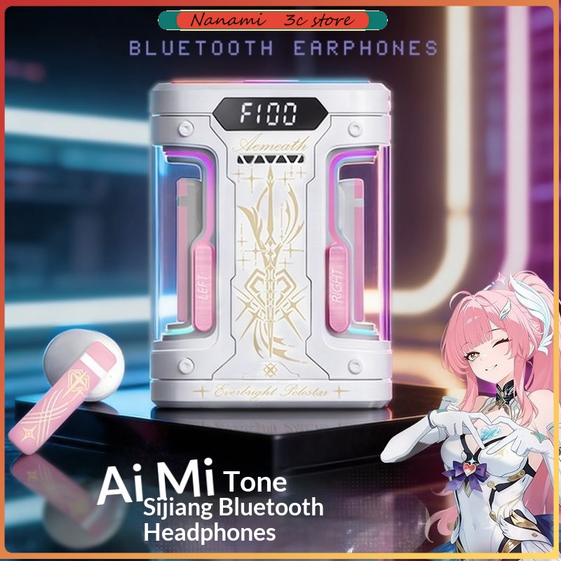 Headphones Wireless - Anime Elysia TWS Bluetooth Earphones Semi-In-Ear