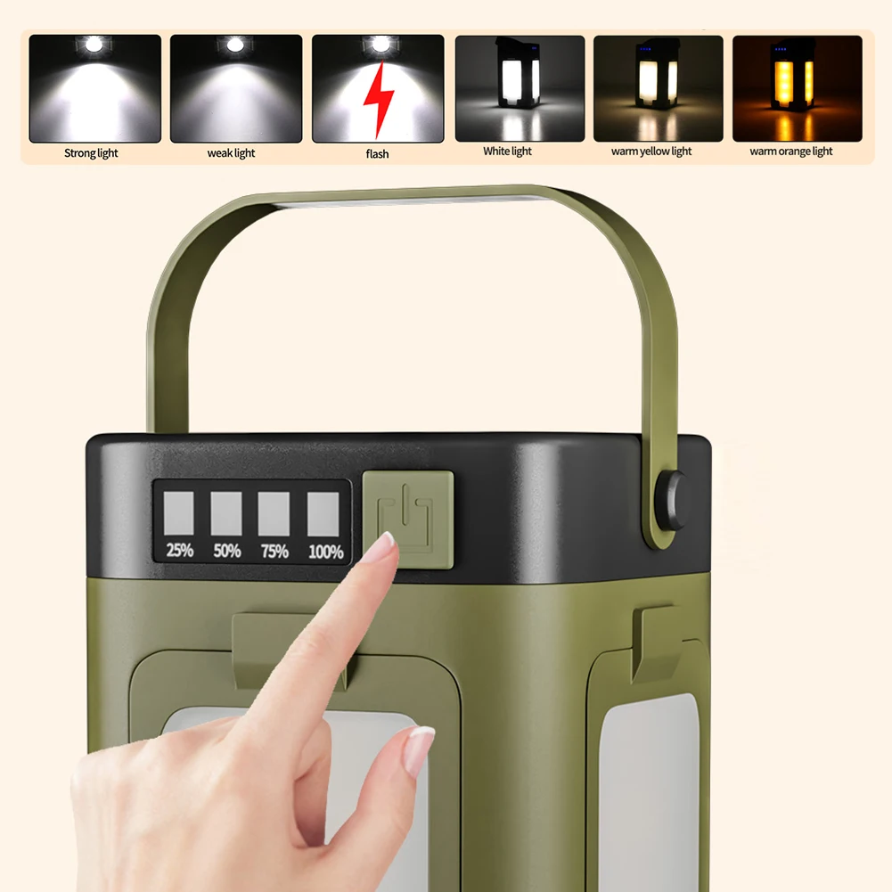 Solar Outdoor Portable Camping - đánh giá và giá Power Bank