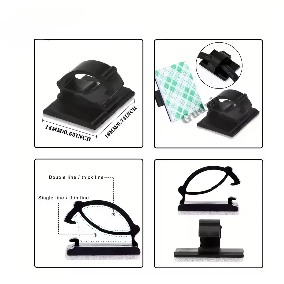 Adhesive Car Cable Charger Lin - đánh giá và giá Cable Organizer