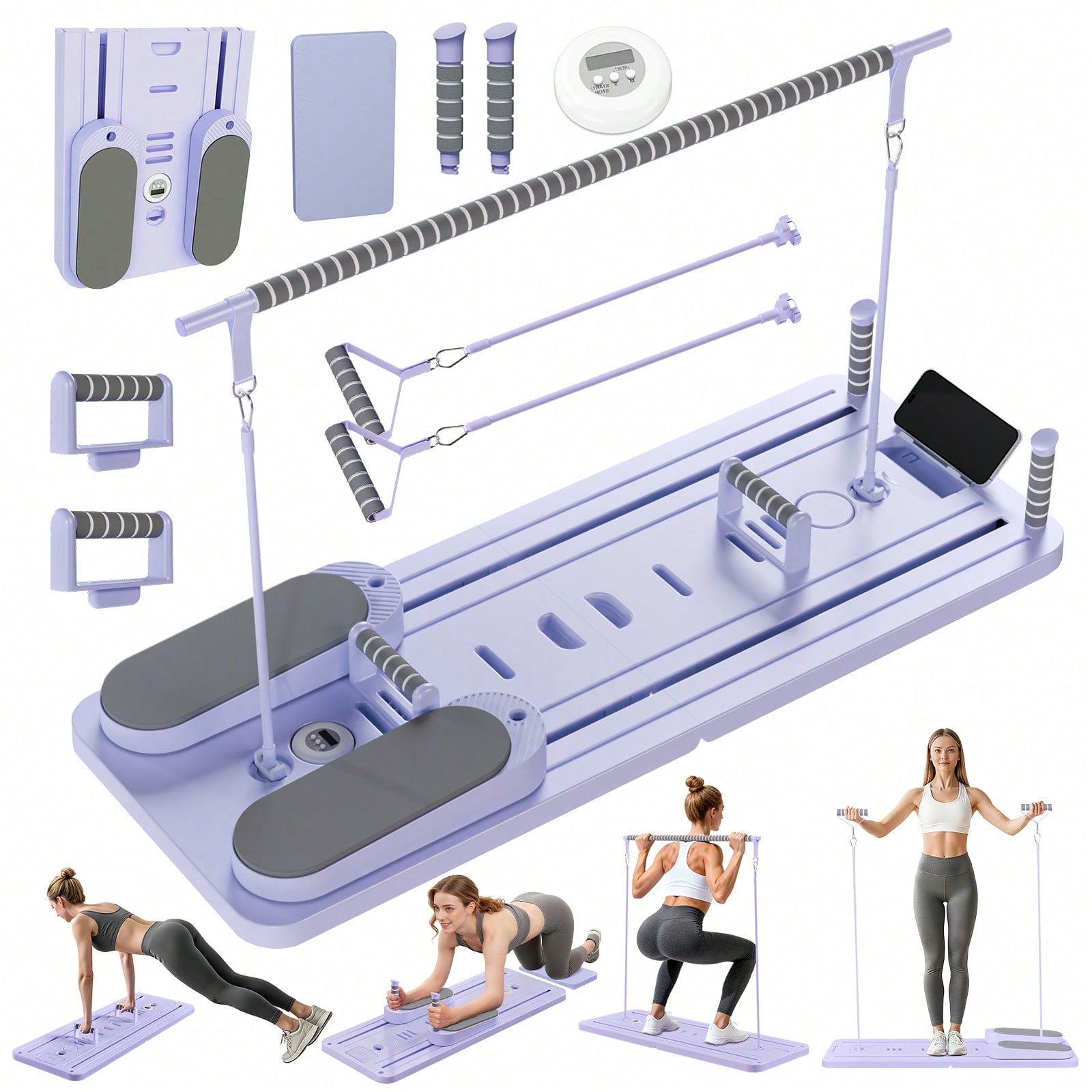 Pilates Reformer With Bar, Pil - đánh giá và giá Phone Holder