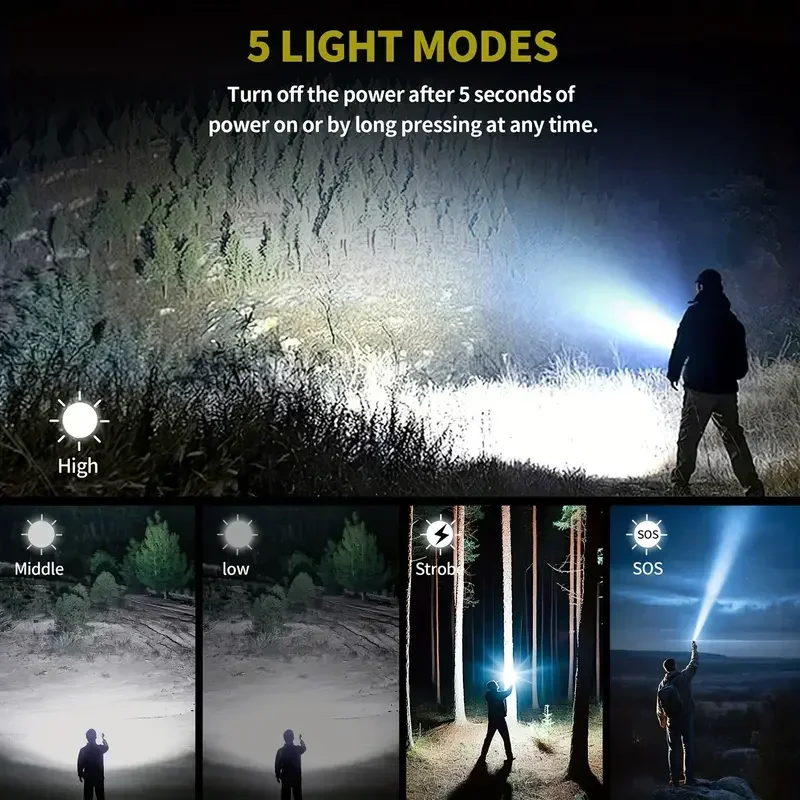Bright Zoomable Flashlight w/  - đánh giá và giá Power Bank
