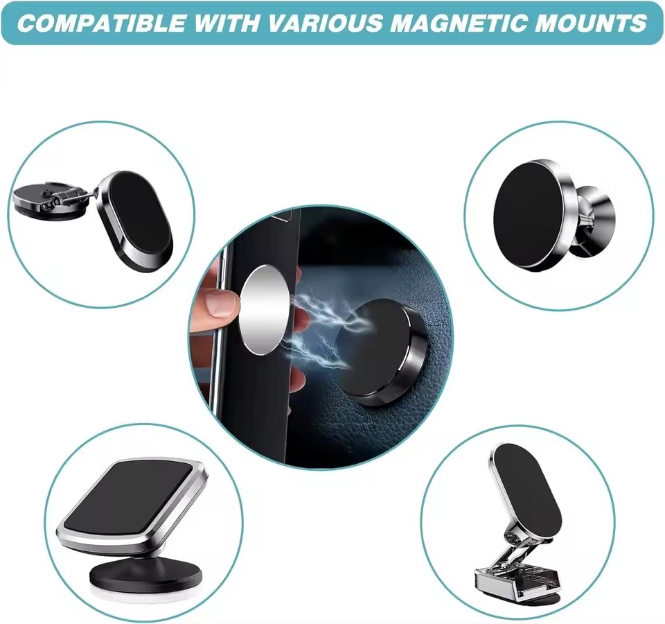 1/50Pcs Magnetic Metal Plate F - đánh giá và giá Phone Holder
