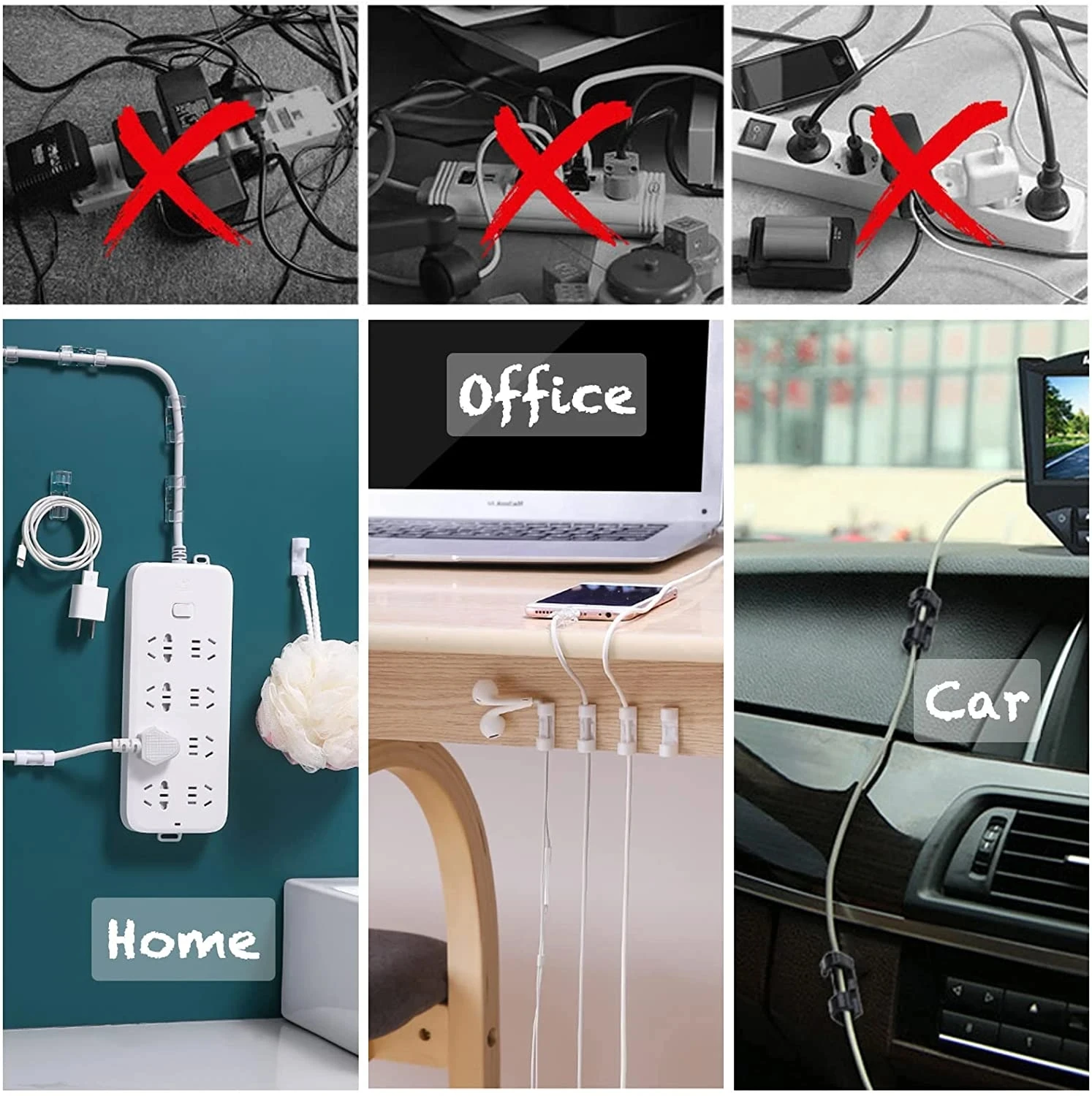 small Cable Organizer Clips Wi - đánh giá và giá Cable Organizer