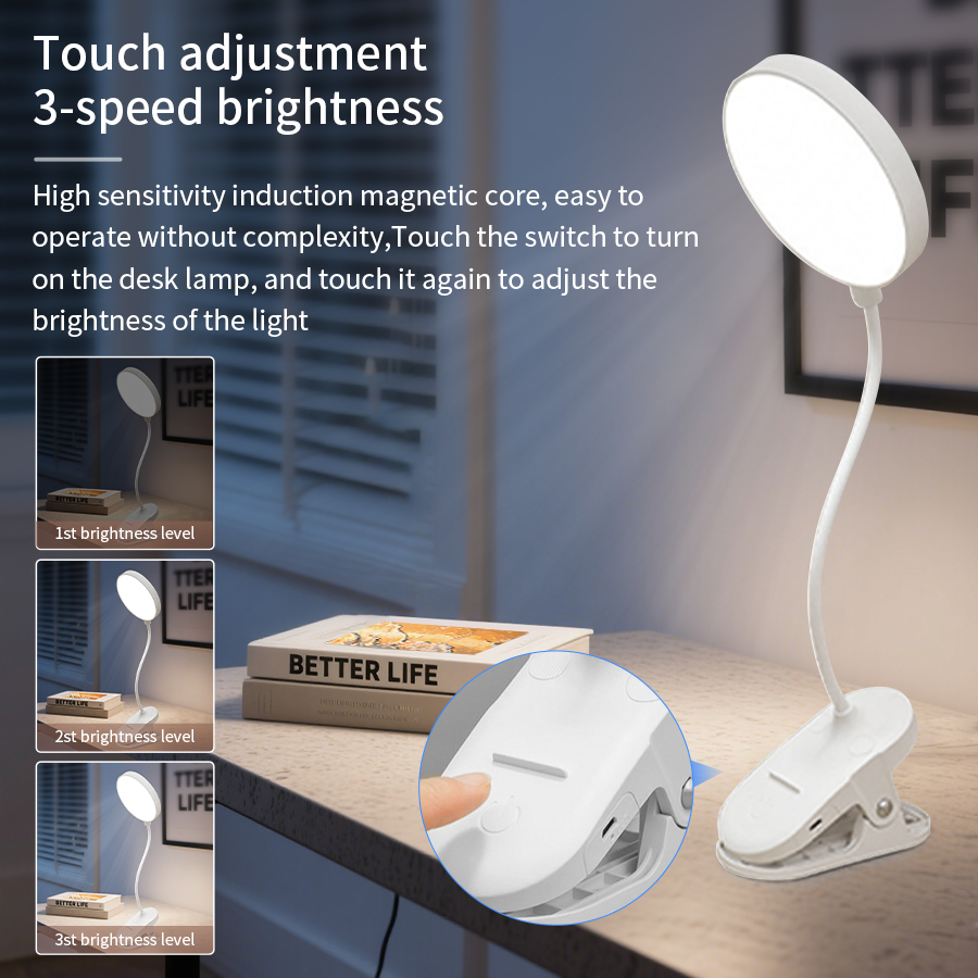 LED Clip Desk Lamp 360° Flexib - đánh giá và giá Phone Holder